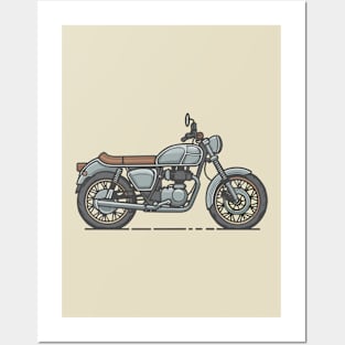 A classic motorcycle Posters and Art